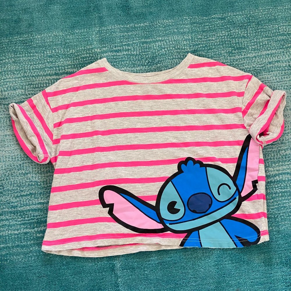 Disney Stitch Stripe Shirt